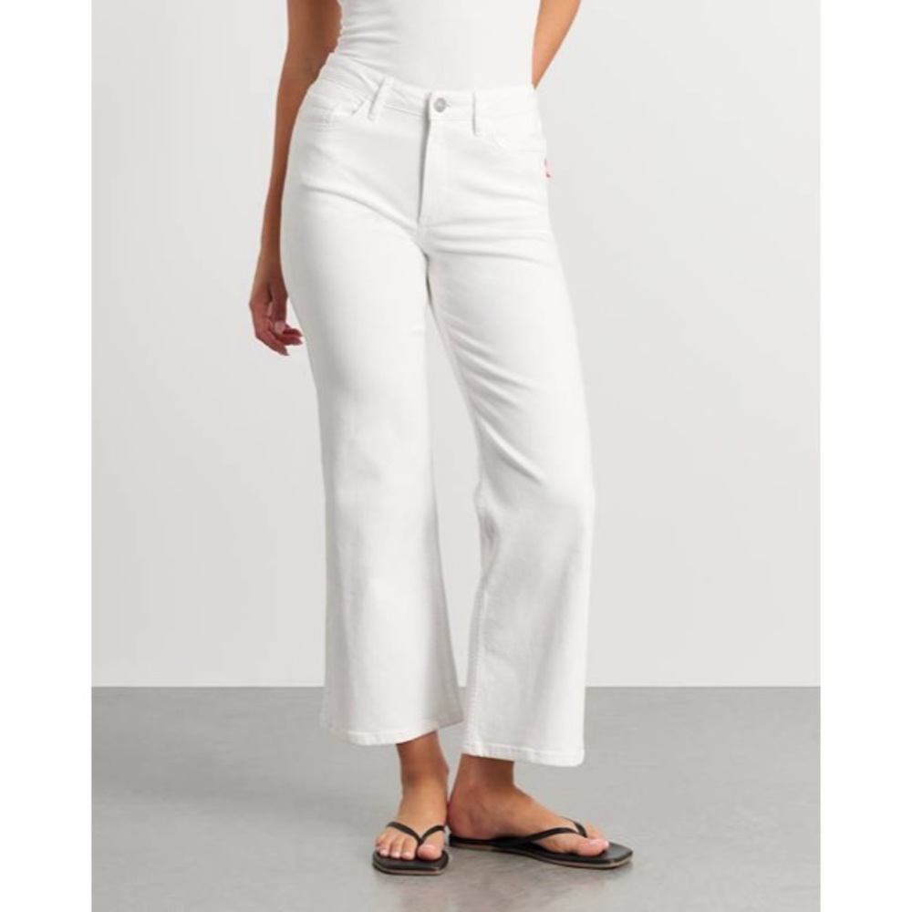 Wrap + Weft Crop Bootcut Jeans